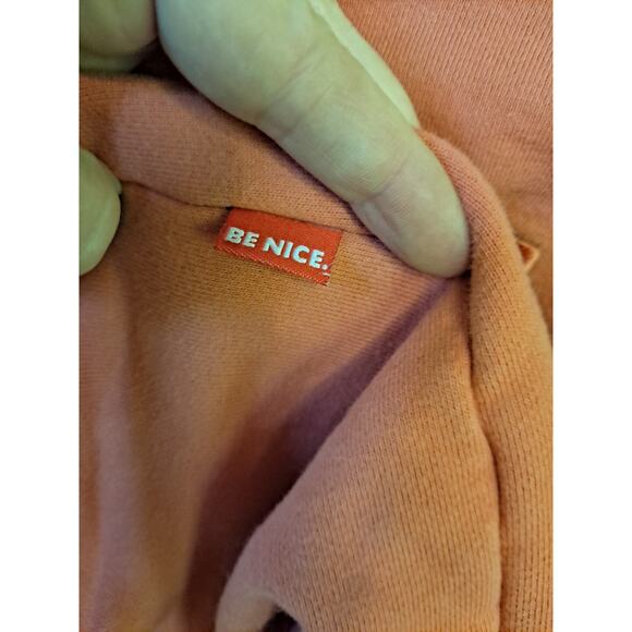 Nice Kicks Pink Salmon Hoodie Sweatshirt with Nice on the Front‎ Size Small - Picture 8 of 9